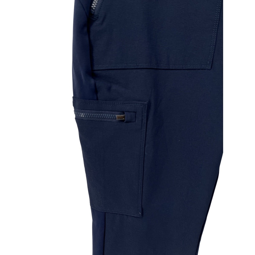 Athleta Navy Blue Headlands Hybrid High Rise Cargo Legging Size 8 Tall - Picture 8 of 15